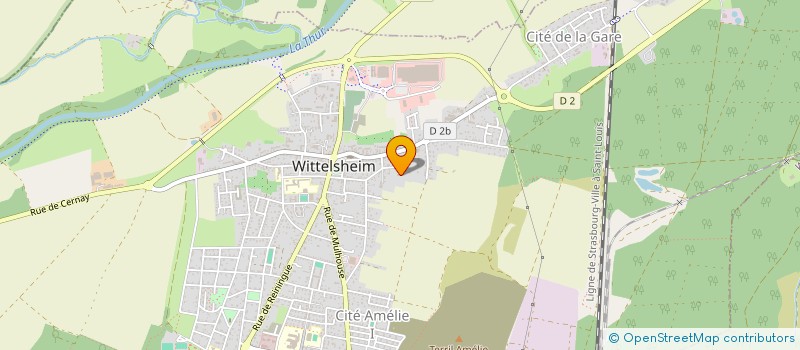 localisation de l'entreprise MONSIEUR FAICAL ZAIMECHE  WITTELSHEIM