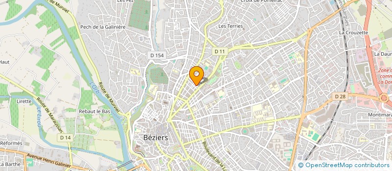 localisation de l'entreprise MONSIEUR FAICEL BENABDALLAH  BEZIERS