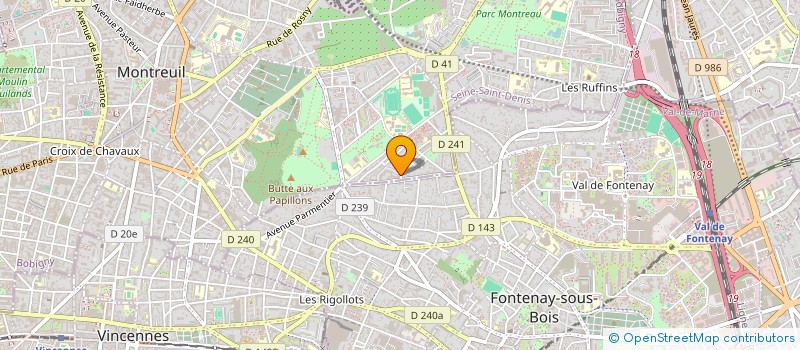localisation de l'entreprise MONSIEUR FAICEL LAOUARI à MONTREUIL