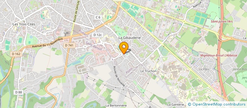 localisation de l'entreprise MONSIEUR FAICOIL BACAR  POITIERS