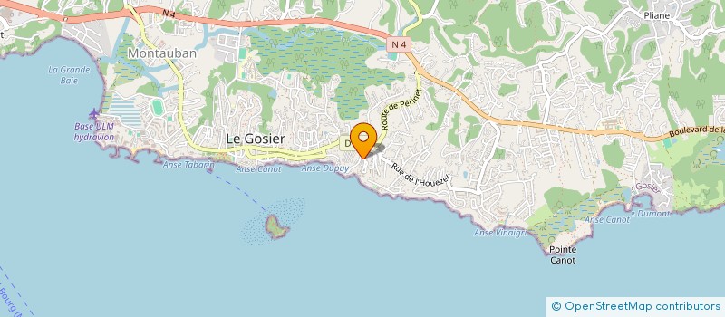 localisation de l'entreprise MONSIEUR FAIDHERBE MATHIAS  LE GOSIER