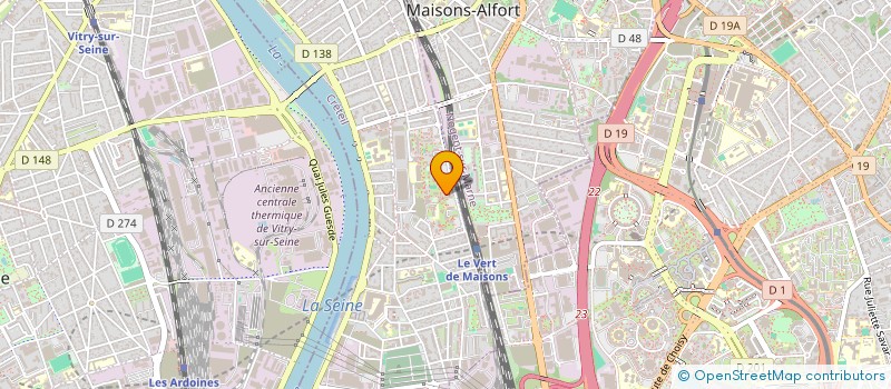localisation de l'entreprise MONSIEUR FAIDINE HASSANI à ALFORTVILLE