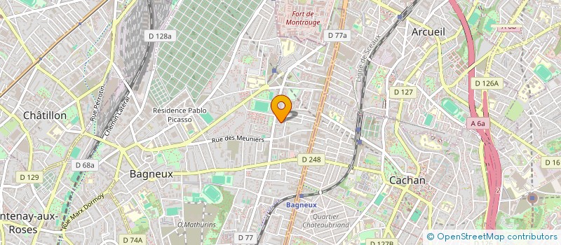 localisation de l'entreprise MONSIEUR FAIK MOHAMED BEN ALI MSA à BAGNEUX
