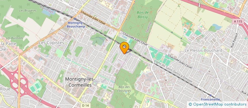 localisation de l'entreprise MONSIEUR FAIM MILI  MONTIGNY-LES-CORMEILLES