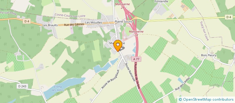 localisation de l'entreprise MONSIEUR FAISAL AFFEJEE à TRACY-SUR-LOIRE