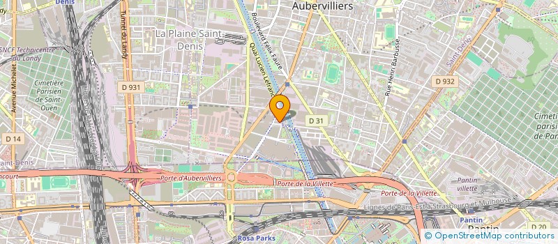 localisation de l'entreprise MONSIEUR FAISAL AHMED  AUBERVILLIERS