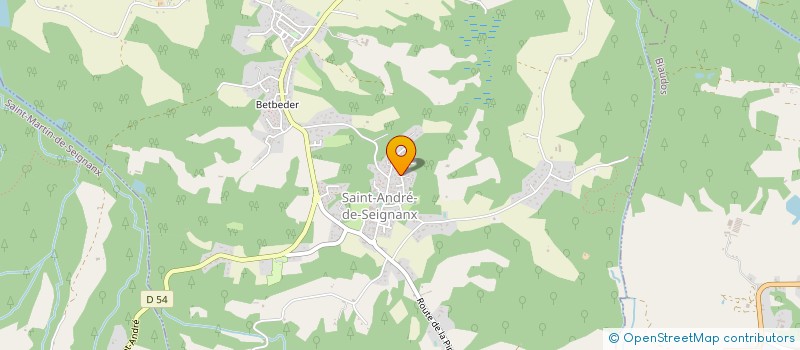 localisation de l'entreprise MONSIEUR FAISAL BEKKAOUI  SAINT-ANDRE-DE-SEIGNANX