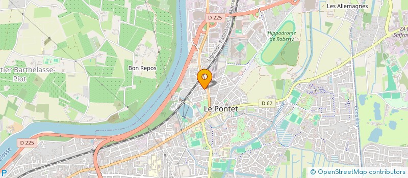 localisation de l'entreprise MONSIEUR FAISAL GANDOUZI  LE PONTET