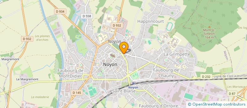 localisation de l'entreprise MONSIEUR FAISAL HAFIZ  NOYON