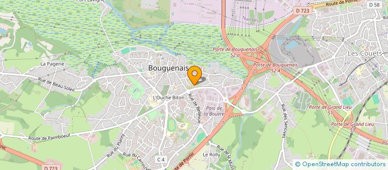 localisation de l'entreprise MONSIEUR FAISAL SULEIMAN ABDALLAH  BOUGUENAIS