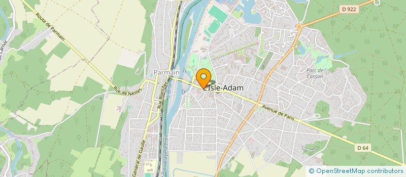 localisation de l'entreprise MONSIEUR FAISANDERIE DYLAN  L'ISLE-ADAM