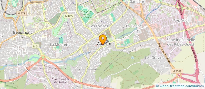 localisation de l'entreprise MONSIEUR FAISSAL ABABOU  AUBIERE