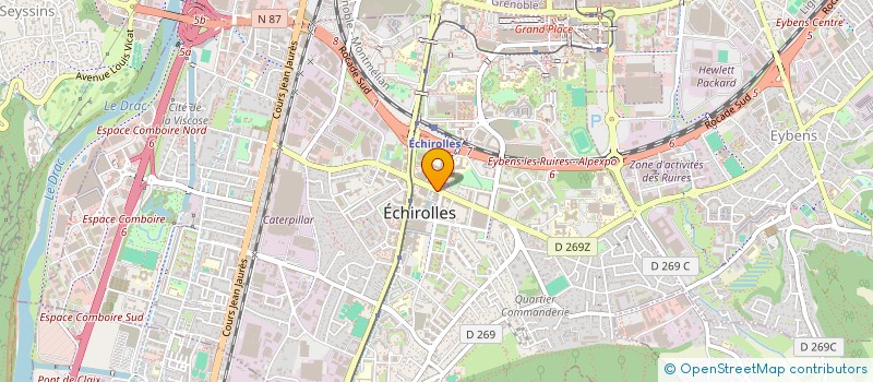 localisation de l'entreprise MONSIEUR FAISSAL AHBAR  ECHIROLLES