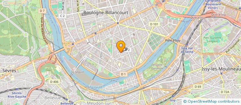 localisation de l'entreprise MONSIEUR FAISSAL BEKKALI  BOULOGNE-BILLANCOURT