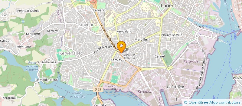 localisation de l'entreprise MONSIEUR FAISSAL BENNINI  LORIENT