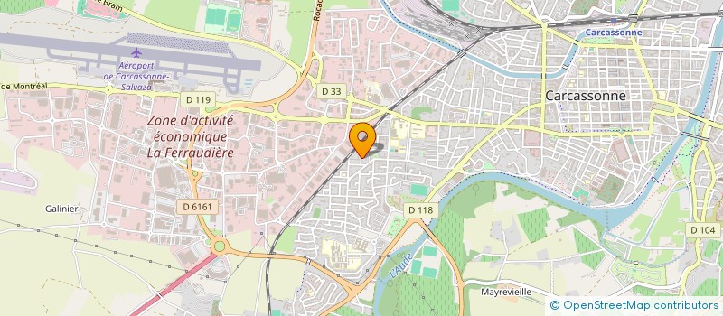 localisation de l'entreprise MONSIEUR FAISSAL BOUYMAJ  CARCASSONNE