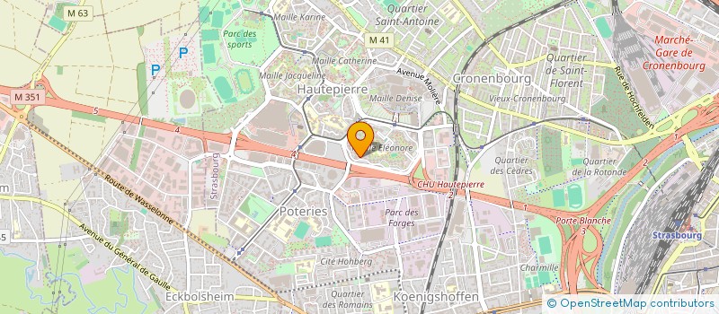 localisation de l'entreprise MONSIEUR FAISSAL EL FARFACHI à STRASBOURG