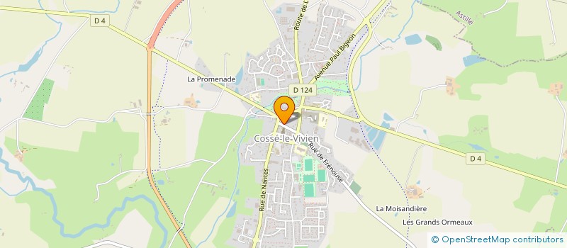 localisation de l'entreprise MONSIEUR FAISSAL EL MAHI  COSSE-LE-VIVIEN