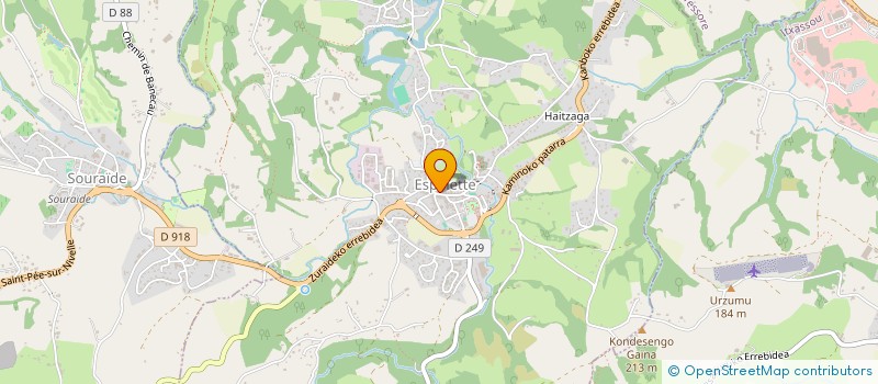 localisation de l'entreprise MONSIEUR FAISSAL MOUSSA  ESPELETTE