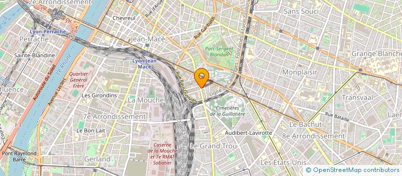 localisation de l'entreprise MONSIEUR FAISSOILI ALHAMDI LAZA  LYON