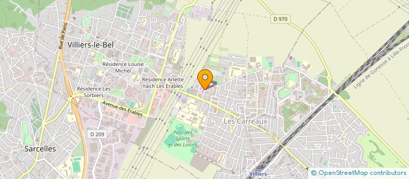 localisation de l'entreprise MONSIEUR FAIYZE GOURRAMI  VILLIERS-LE-BEL