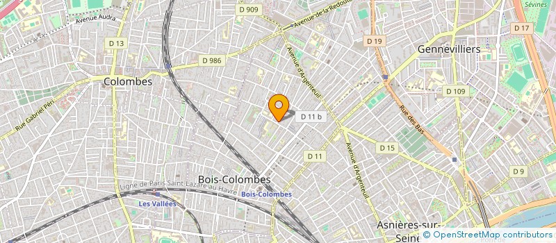 localisation de l'entreprise MONSIEUR FAIZ BOUDJEMIA  BOIS-COLOMBES