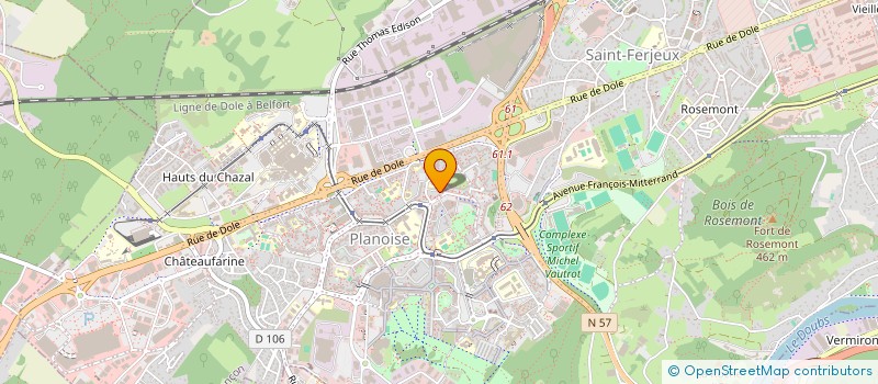 localisation de l'entreprise MONSIEUR FAIZ CHAKRINA  BESANCON