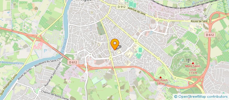 localisation de l'entreprise MONSIEUR FAIZ EL OUAHID  AGDE