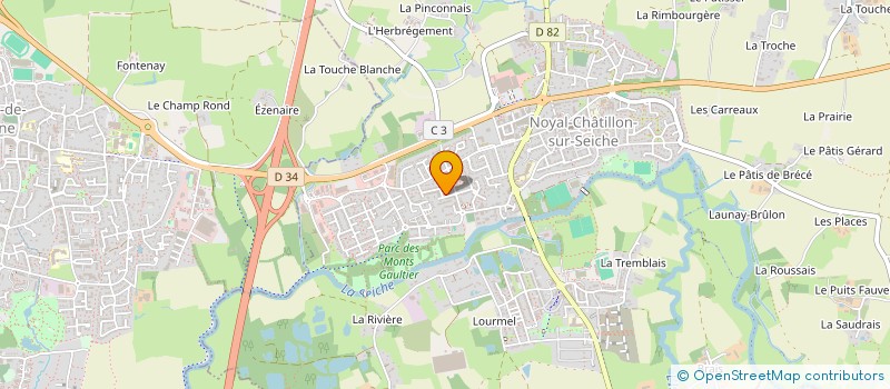 localisation de l'entreprise MONSIEUR FAIZ MOHAMMAD FAQIR MOHAMMAD  NOYAL-CHATILLON-SUR-SEICHE