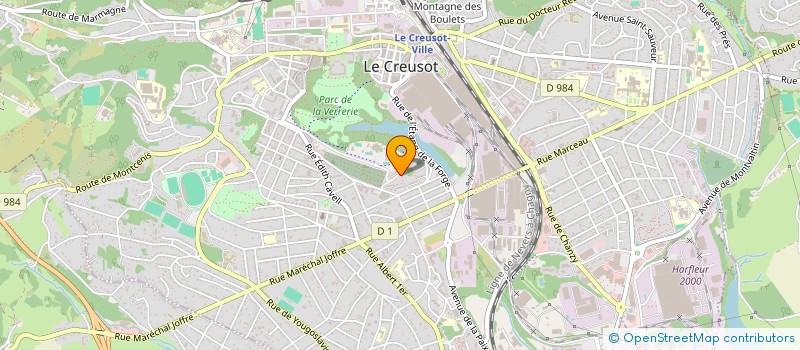 localisation de l'entreprise MONSIEUR FAIZ RAHMANI  LE CREUSOT