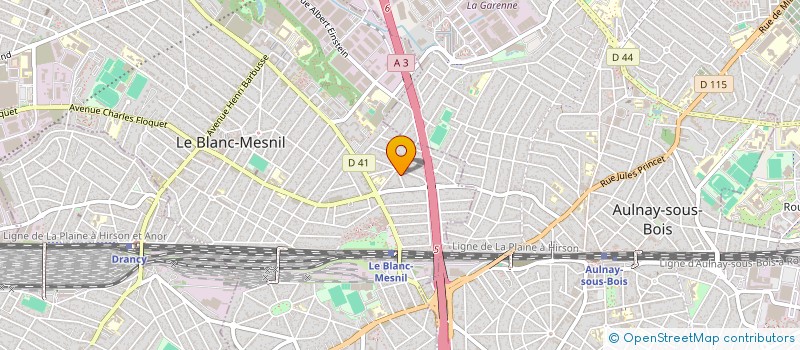 localisation de l'entreprise MONSIEUR FAIZ RASOOL  LE BLANC-MESNIL