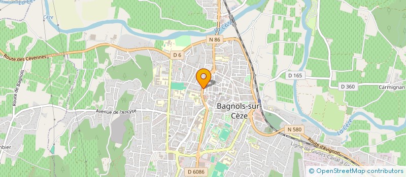 localisation de l'entreprise MONSIEUR FAIZA ECHENA  BAGNOLS-SUR-CEZE