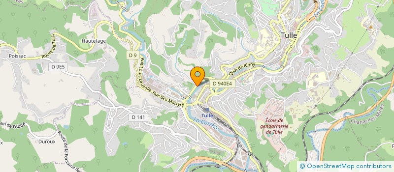 localisation de l'entreprise MONSIEUR FAIZI LUTFULLAH  TULLE