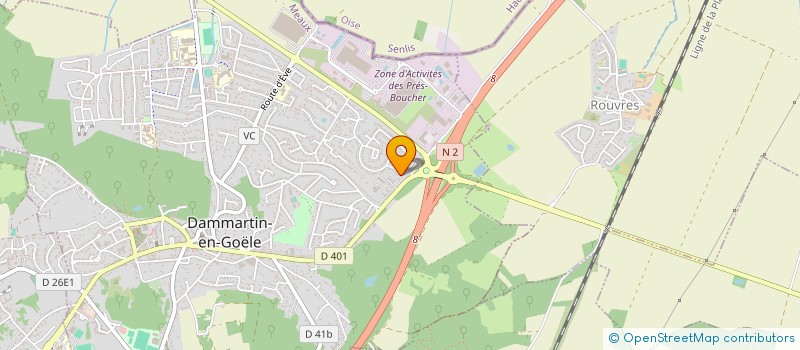 localisation de l'entreprise MONSIEUR FAKARUDZI SEN  DAMMARTIN-EN-GOELE