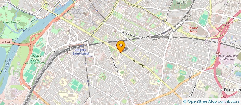 localisation de l'entreprise MONSIEUR FAKHER ANANE à ANGERS
