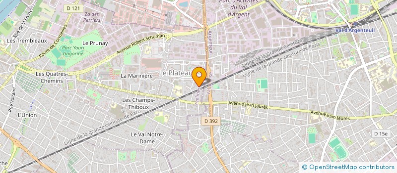 localisation de l'entreprise MONSIEUR FAKHER HANNAFI  SARTROUVILLE