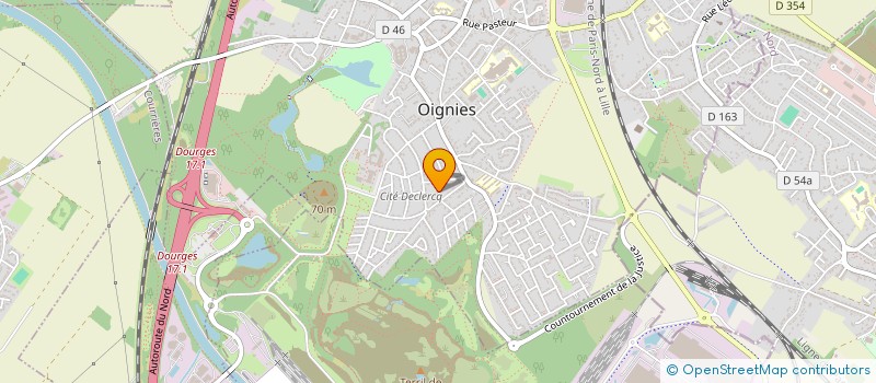 localisation de l'entreprise MONSIEUR FAKHREDDINE BOUALI  OIGNIES