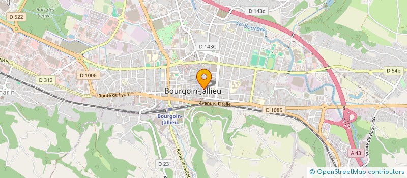 localisation de l'entreprise MONSIEUR FAKHREDDINE HOUSSAINI  BOURGOIN-JALLIEU