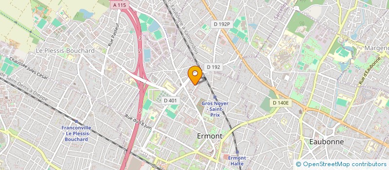 localisation de l'entreprise MONSIEUR FAKHRI ZAIEM  ERMONT