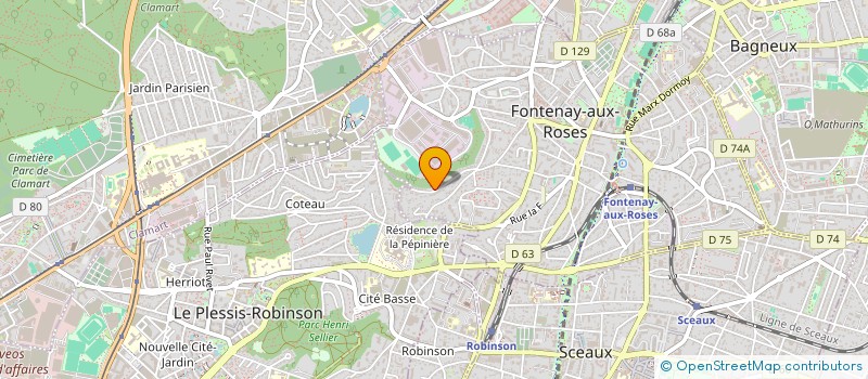 localisation de l'entreprise MONSIEUR FAKHRIDDINE CHAABAANE à FONTENAY-AUX-ROSES