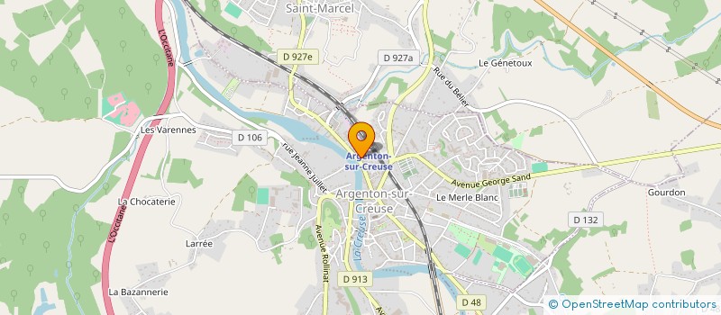 localisation de l'entreprise MONSIEUR FAKOUROU KEBE à ARGENTON-SUR-CREUSE