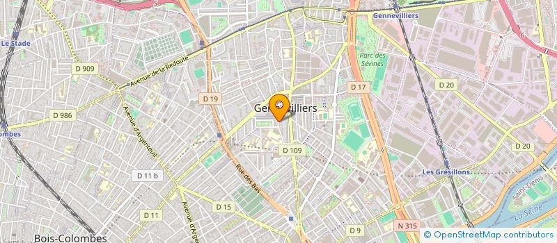 localisation de l'entreprise MONSIEUR FAKRUL TALUKDAR à GENNEVILLIERS