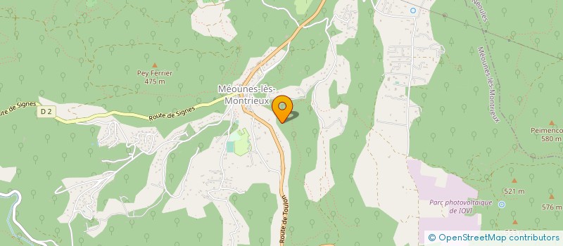 localisation de l'entreprise MONSIEUR FALCO FESSARD  MEOUNES-LES-MONTRIEUX