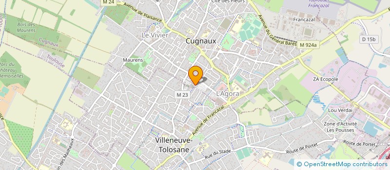 localisation de l'entreprise MONSIEUR FALEH SAOUDI à CUGNAUX