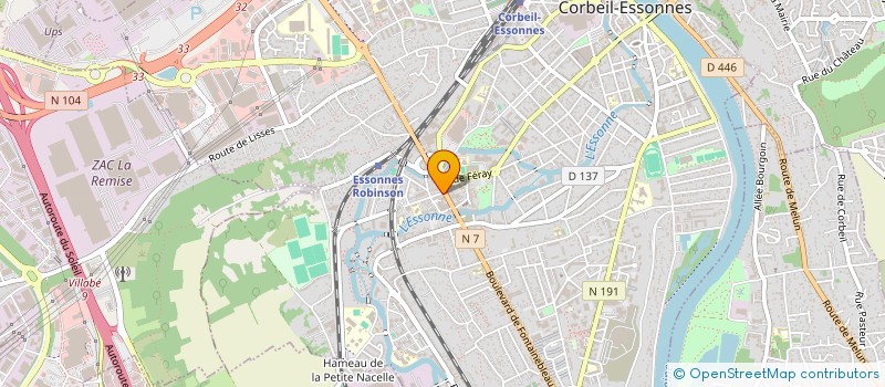 localisation de l'entreprise MONSIEUR FALICOU MEITE à CORBEIL-ESSONNES