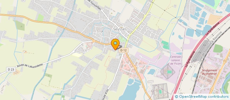 localisation de l'entreprise MONSIEUR FALIHERY RAMANANJO  SEYSSES