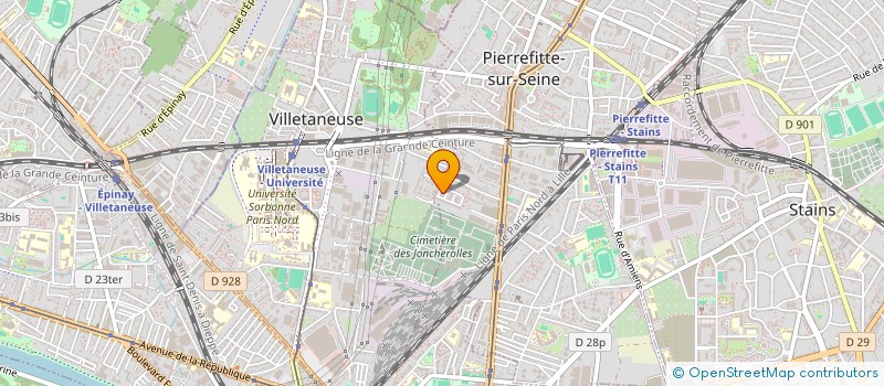 localisation de l'entreprise MONSIEUR FALIKOU FOFANA à PIERREFITTE-SUR-SEINE