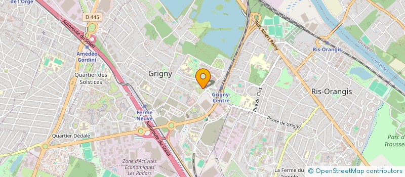 localisation de l'entreprise MONSIEUR FALIKOU KOUROUMA  GRIGNY