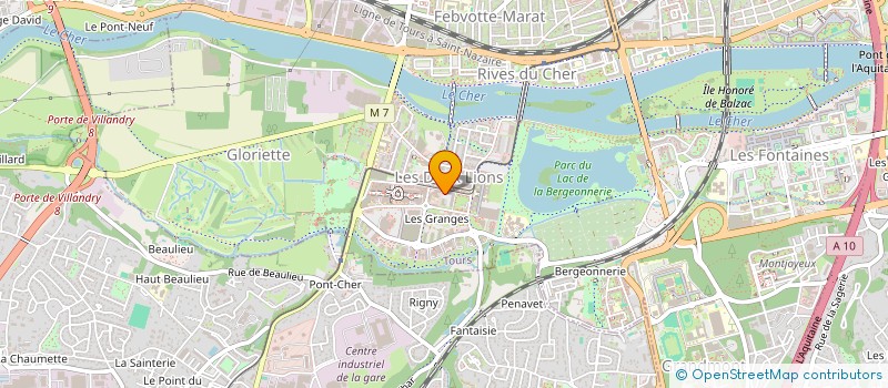 localisation de l'entreprise MONSIEUR FALILOU DIONE  TOURS