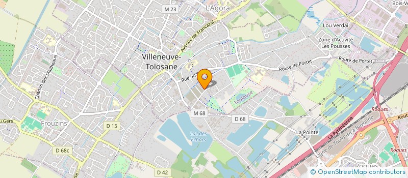 localisation de l'entreprise MONSIEUR FALILOU DIOUF à VILLENEUVE-TOLOSANE